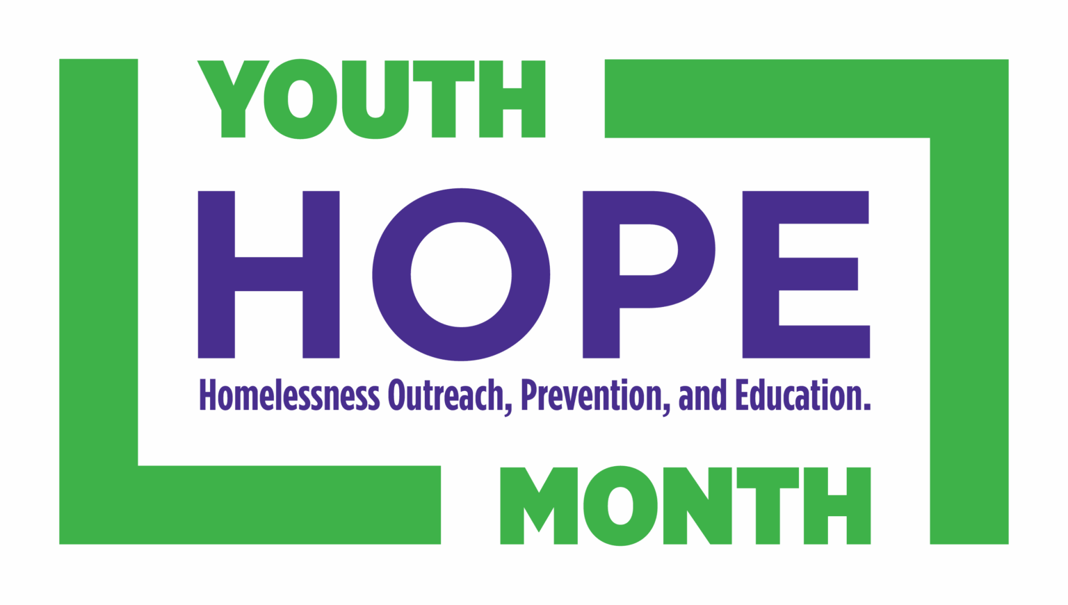 Youth HOPE Month logo