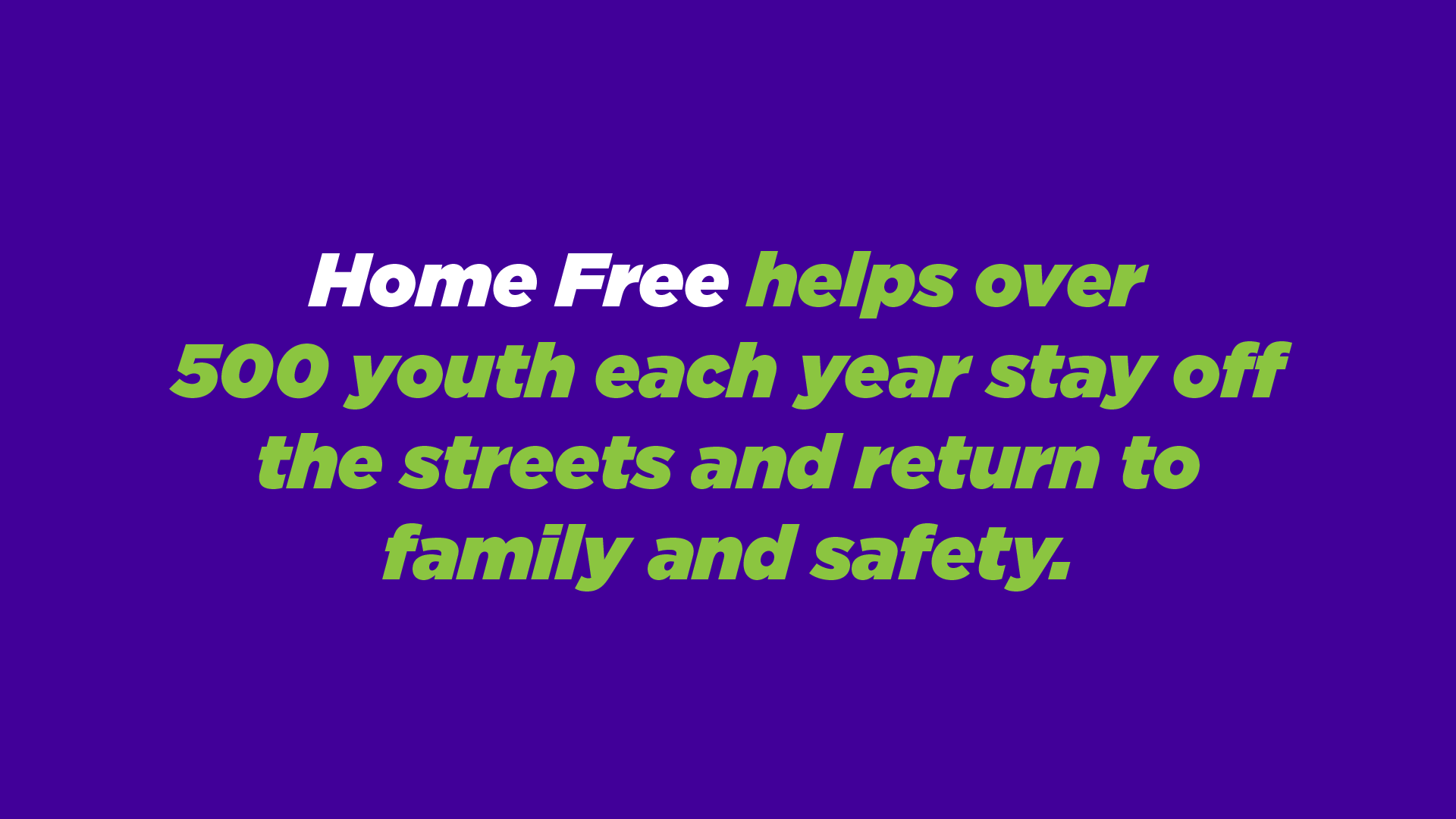 Home Free Statement 410099
