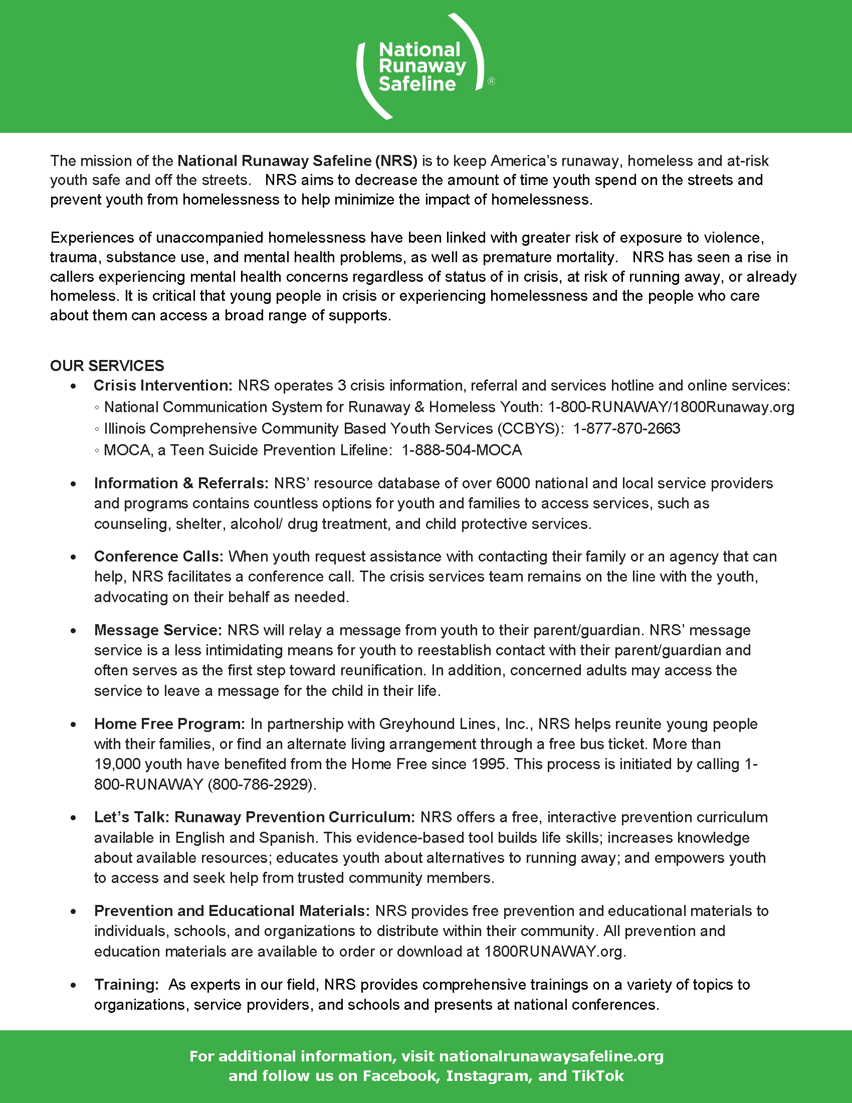 2 Page NRS Fact Sheet August 2025 Page 1