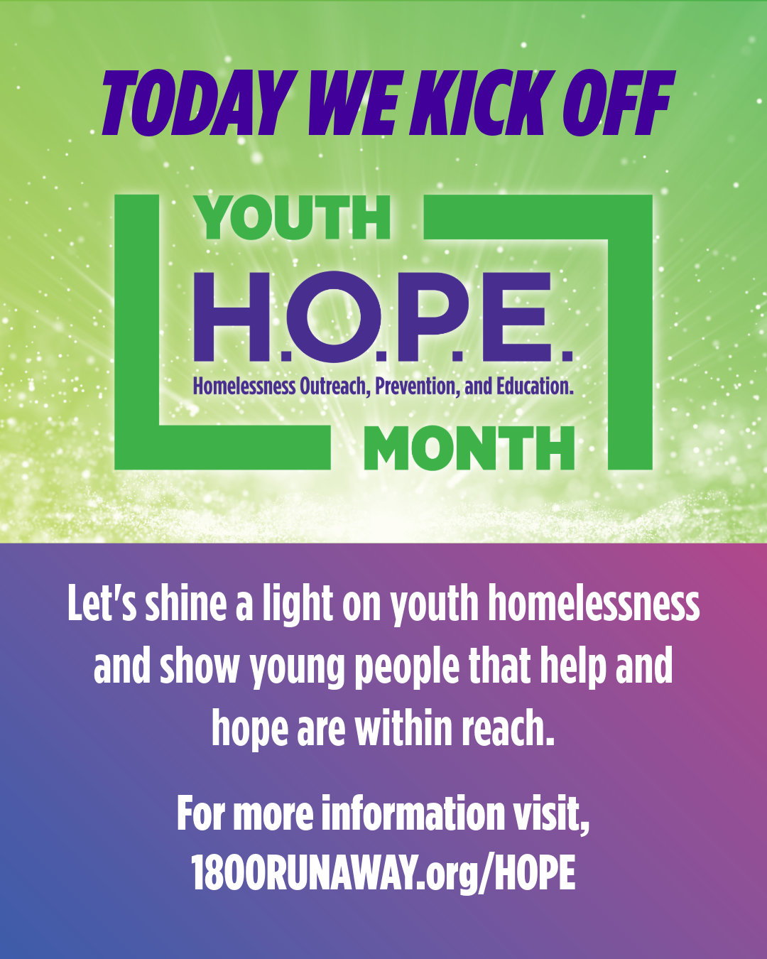 Youth HOPE Month - Toolkit - 2026 Demo 9 Youth HOPE Month 2026 7 Social Media Kickoff 01